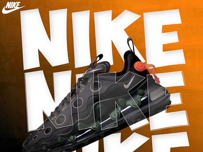 Nike shoes advertisement branding graphic design