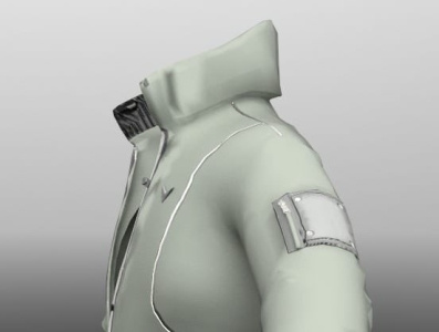 Casual jacket 3d model 3d graphic design