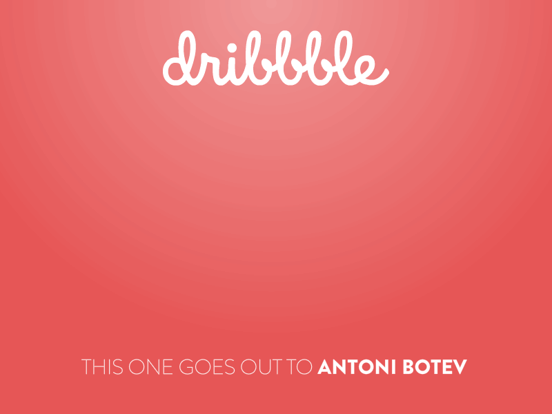 Hello Dribbble beer debut dribble first shot invite thanks
