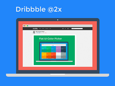 Dribbble @2x - Chrome Extension