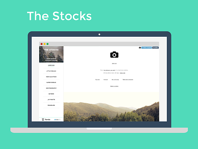 The Stocks animation css3 flat free freebie html5 iframe sidebar stock stock photos
