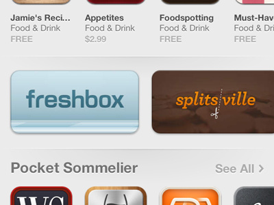 Small Banner on Appstore app appstore banner freshbox fridge icebox