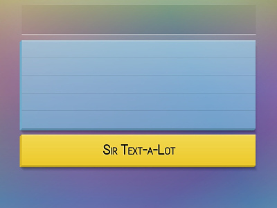 Sir Text-A-Lot css html textbox ui