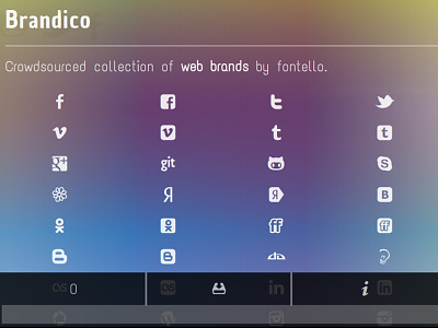We Love Icon Fonts - "Small" Screens icon-font mobile responsive small ui weloveiconfonts