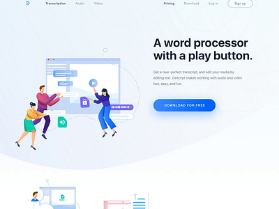 Landing page exploration design header illustration landing landingpage