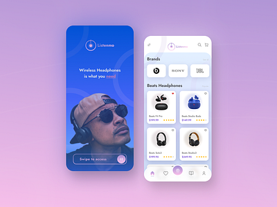 Listenmo App UI/UX Design