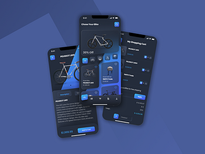 Bike Shop App Design UI/UX