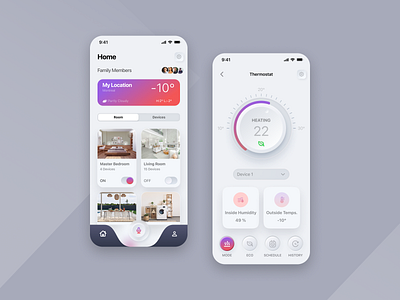 Smart Home App UI/UX Design adobe photoshop adobe xd app branding design design app figma graphic design illustration mobile app ui ui design uiux ux ux design uxui