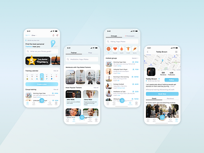 BEFIT — Fitness App UX/UI Design adobe photoshop adobe xd app branding design design app figma ui ui design uiux ux design uxui