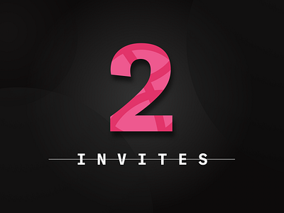 2 Dribbble Invites designer dribbble giveaway illustration invitation invite sketch ui ux web design