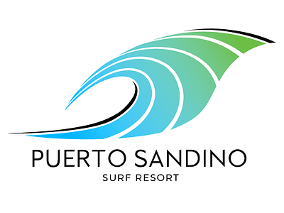 Puerto Sandino Surf Resort | Brand Redesign beach brand brand identity branding business identity logo resort service surf surf logo surf resort surfing surfing logo wave logo waves