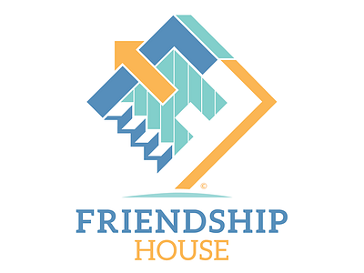 Friendship House | Brand Identity brand identity branding community homeless homeless center hope identity logo mental wellness progress recovery west virginia