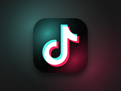 TikTok icon tiktok black rbg app