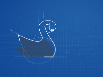 Black Swan - Blueprint Logo 2 blueprint logo