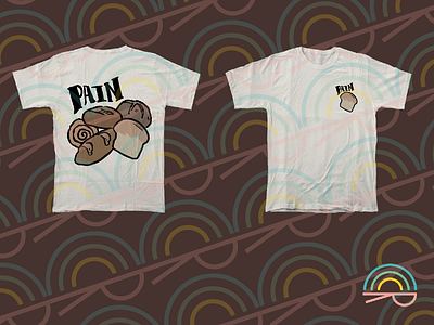 Pain T Shirt Design apparel clothing design fashion graphic design illustration t shirt typography