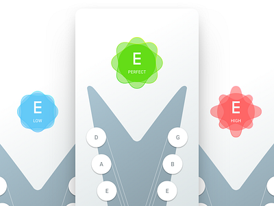 Guitar tuner app concept