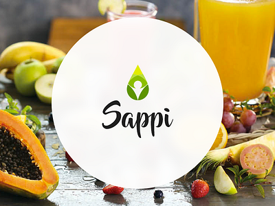 Sappi - Organic products brand logo geometric green healthy logo organic