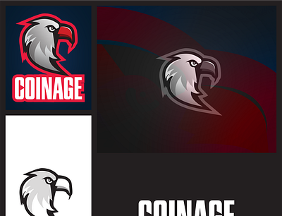 COINAGE branding graphic design logo mascot