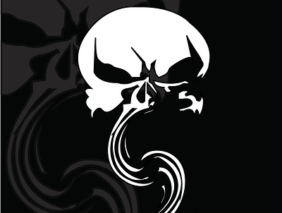The Punisher Logo branding graphic design logo