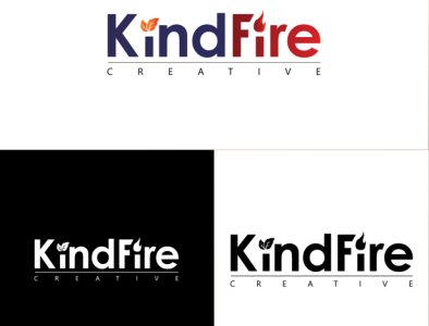 KindFire Logo brand identity branding design graphic design illustration logo logo design typography wordmark