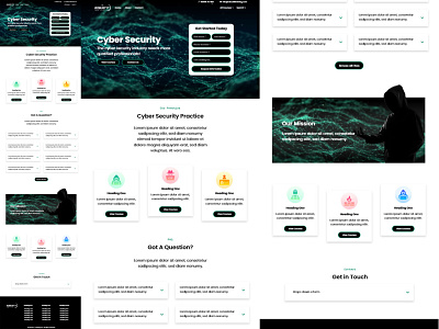 Cyber website design