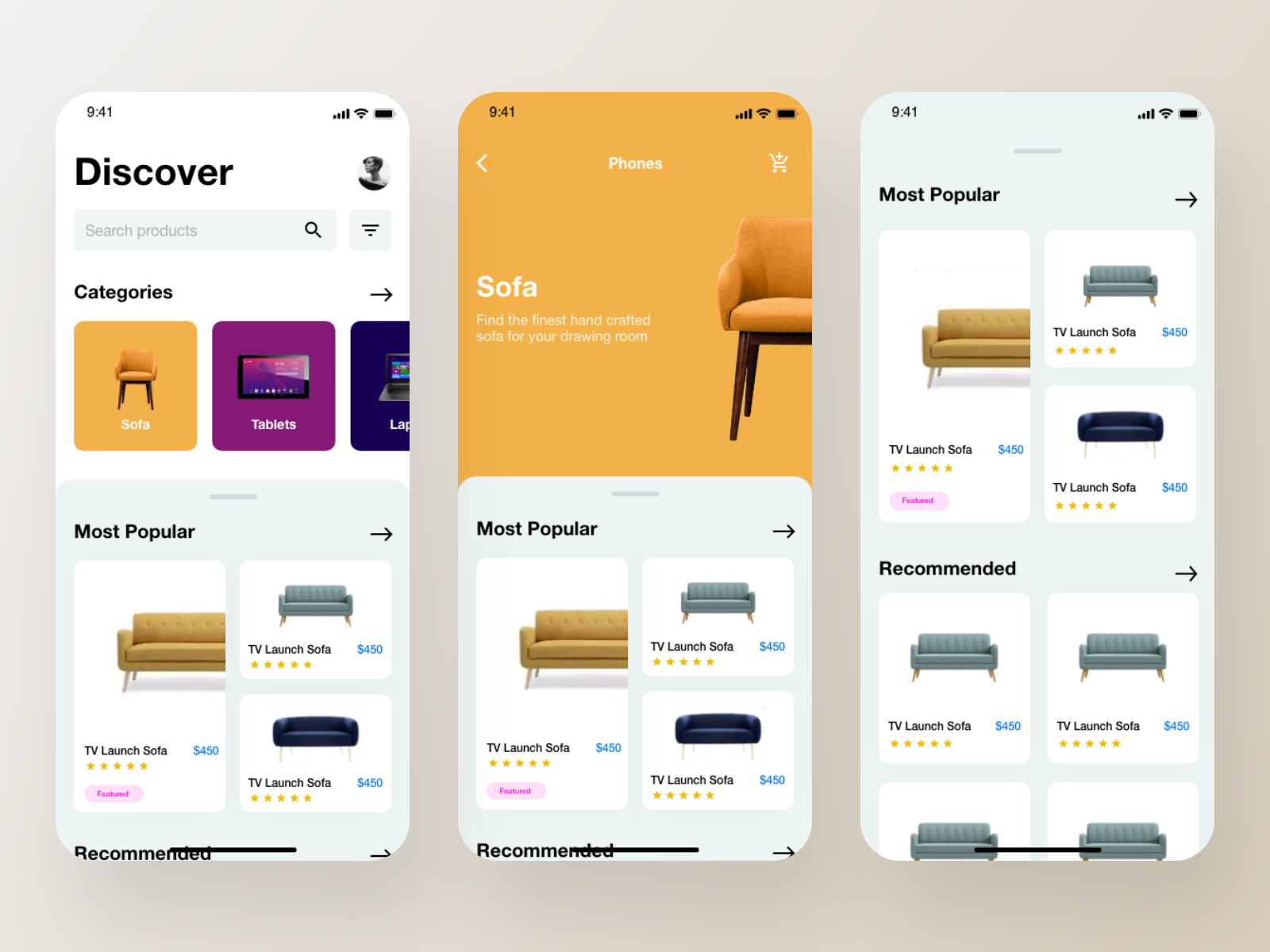 E commerce App Design - 2nd Concept by Desinn Studio on Dribbble