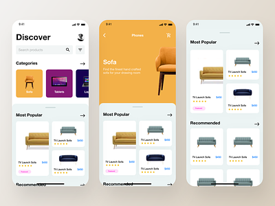 E commerce App Design - 2nd Concept
