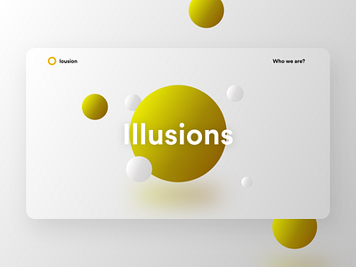 Lousion 3D Landing Page