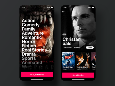 Moovbox - Movie App ios app movie app netflix ui kit