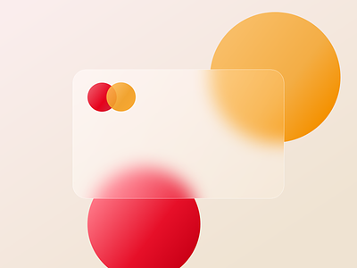 Mastercard Glassmorphism - Freebie credit card glassmorphism mastercard minimalism payment ui design