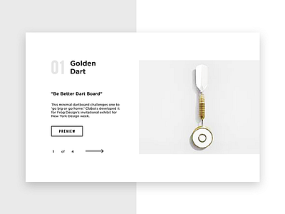 Golden Dart - Product Page