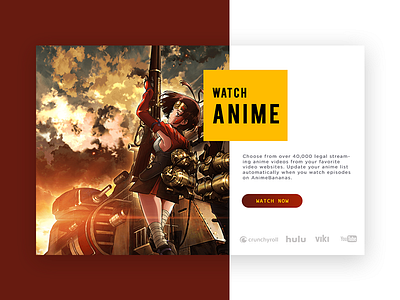 Anime - UI Design