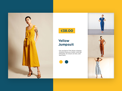 Jumpsuit - Product Page brand identity landing page minimal minimalism product design typography ui design ux design website website design