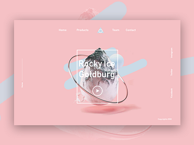 Icely - Landing Page  Dribbble