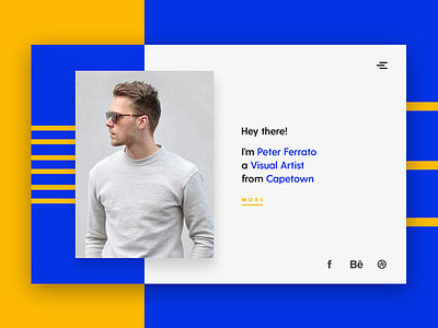 Peter Ferrato - Personal Website brand identity landing page minimal minimalism personal branding personal website product design typography ui design ux design website website design