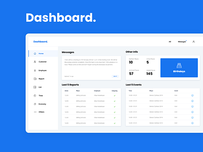 Dashboard UI Design