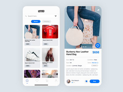 Laced - E-commerce App Design