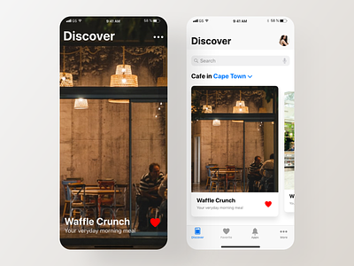 Coffee Cafe App UI Design - Freebie app design coffee app free download freebie ios app meetup app restaurant app ui design ui kit ux design