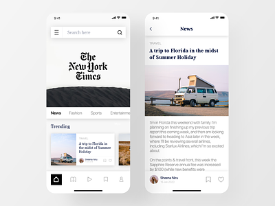 The New York Times - News App Freebie