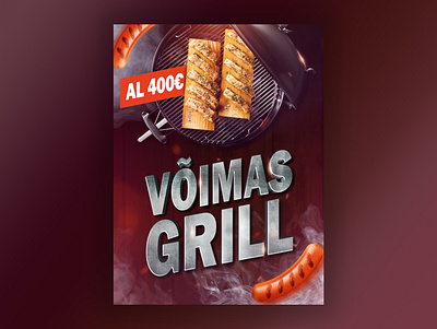 Grill Promotion Banner Design banner banner design design graphic design