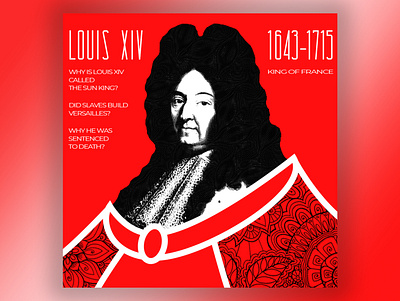 Banner Design "LOUIS XIV" banner banner design design graphic design