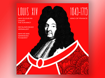 Banner Design "LOUIS XIV"