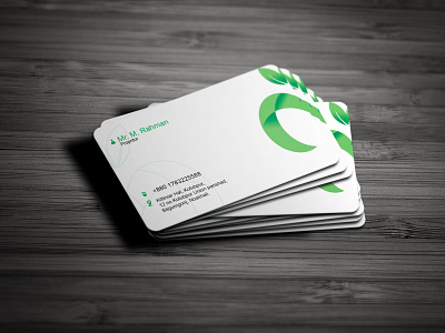 Simple Business Card Design branding graphic design logo