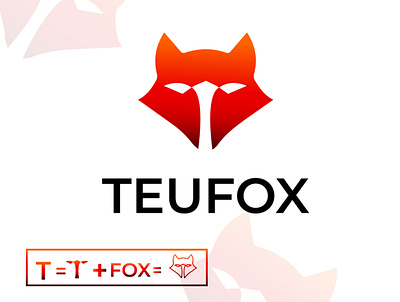 Iconic TEUFOX logo design branding logo