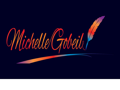 Michelle Globeil- Signature logo branding graphic design logo