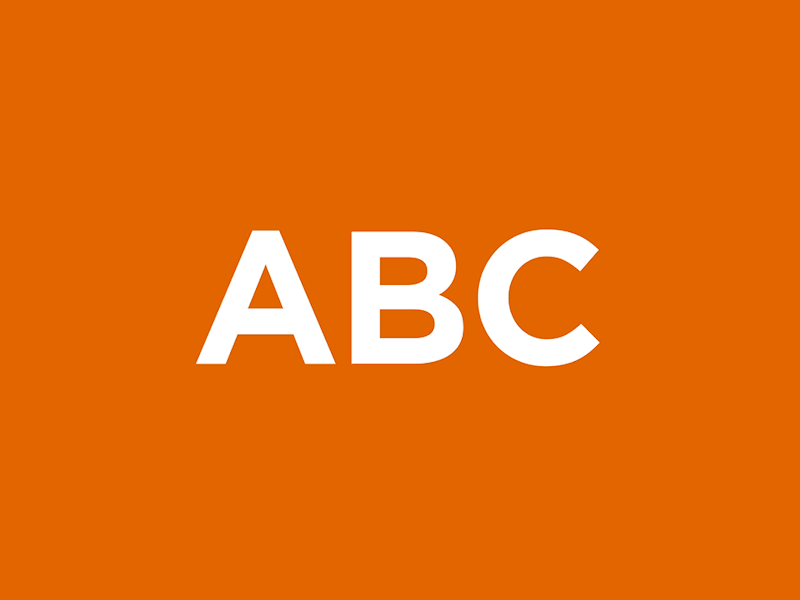 ABC 2 123 abc illustration kinetic type motion graphics type