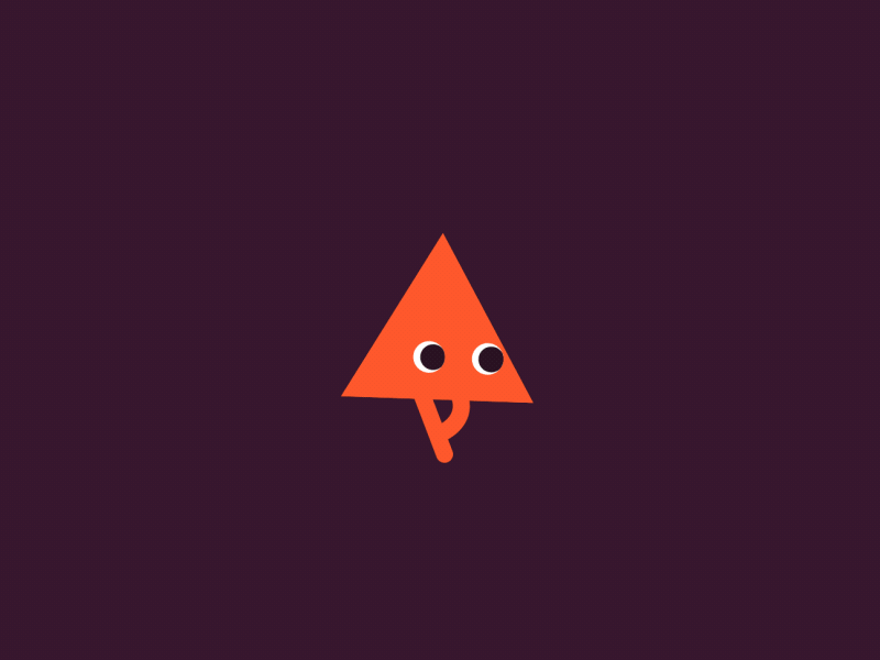 2D3D 4d after effects animation character cinema 4d triangle