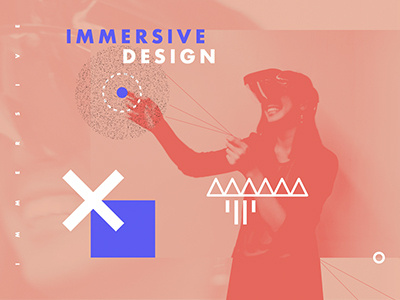 Immersive Design Collaboration design graphic