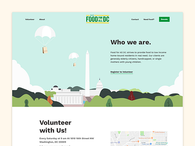 Food For All Website Redesign