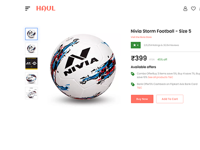 Football Product Page
